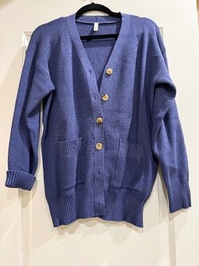 Wishlist Blue Oversized Cardigan Size S